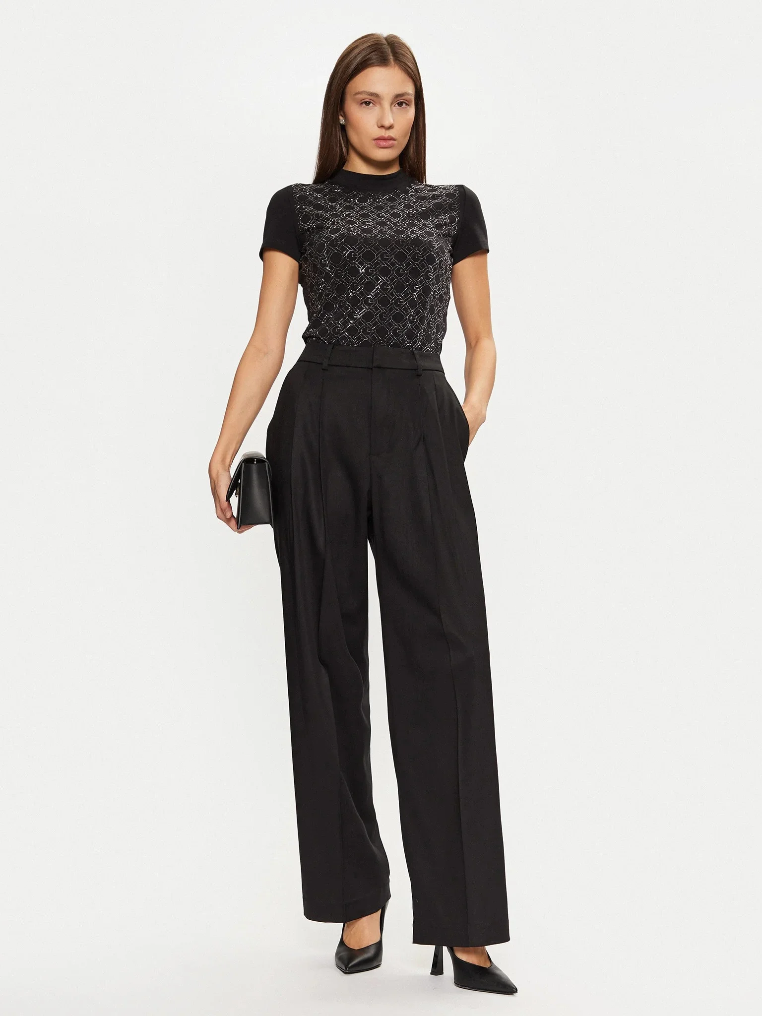 GUESS - SANCHA WIDE LEG PANT GUESS - SANCHA WIDE LEG PANT