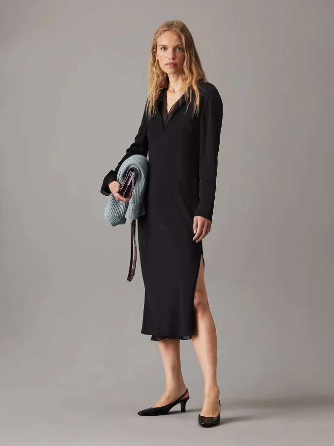 CALVIN KLEIN - SHEER PANEL...