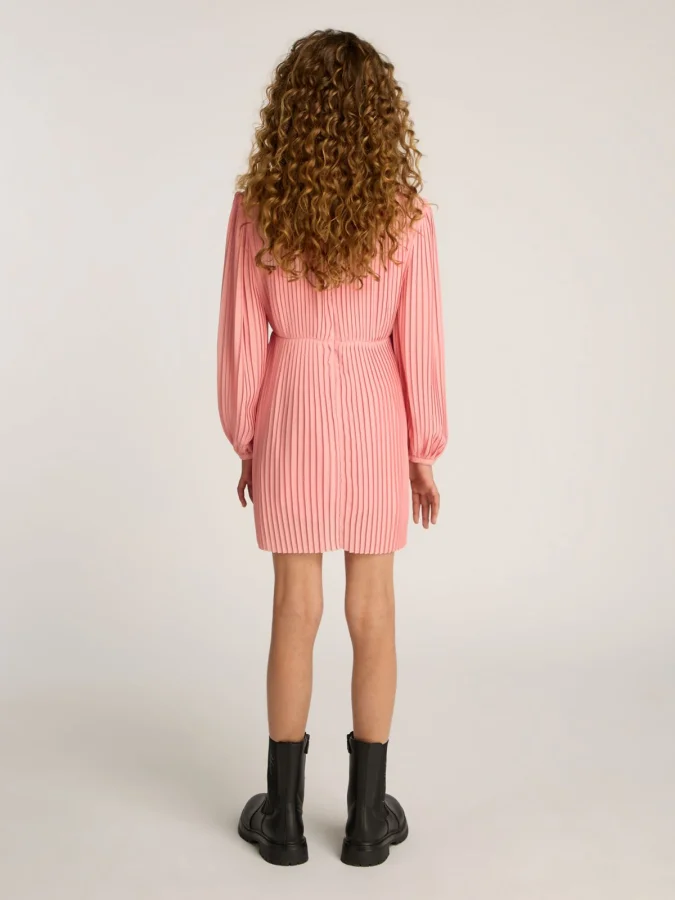 CALVIN KLEIN - PLISSE LS DRESS 2