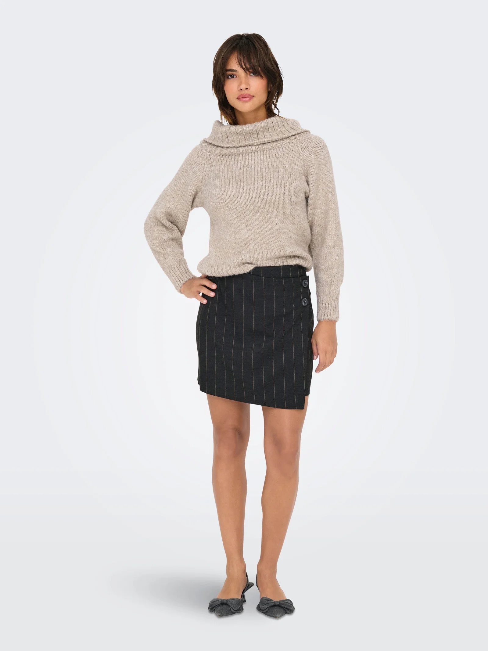 ONLY - ONLMARIE LS OFF SHOULDER KNT ONLY - ONLMARIE LS OFF SHOULDER KNT