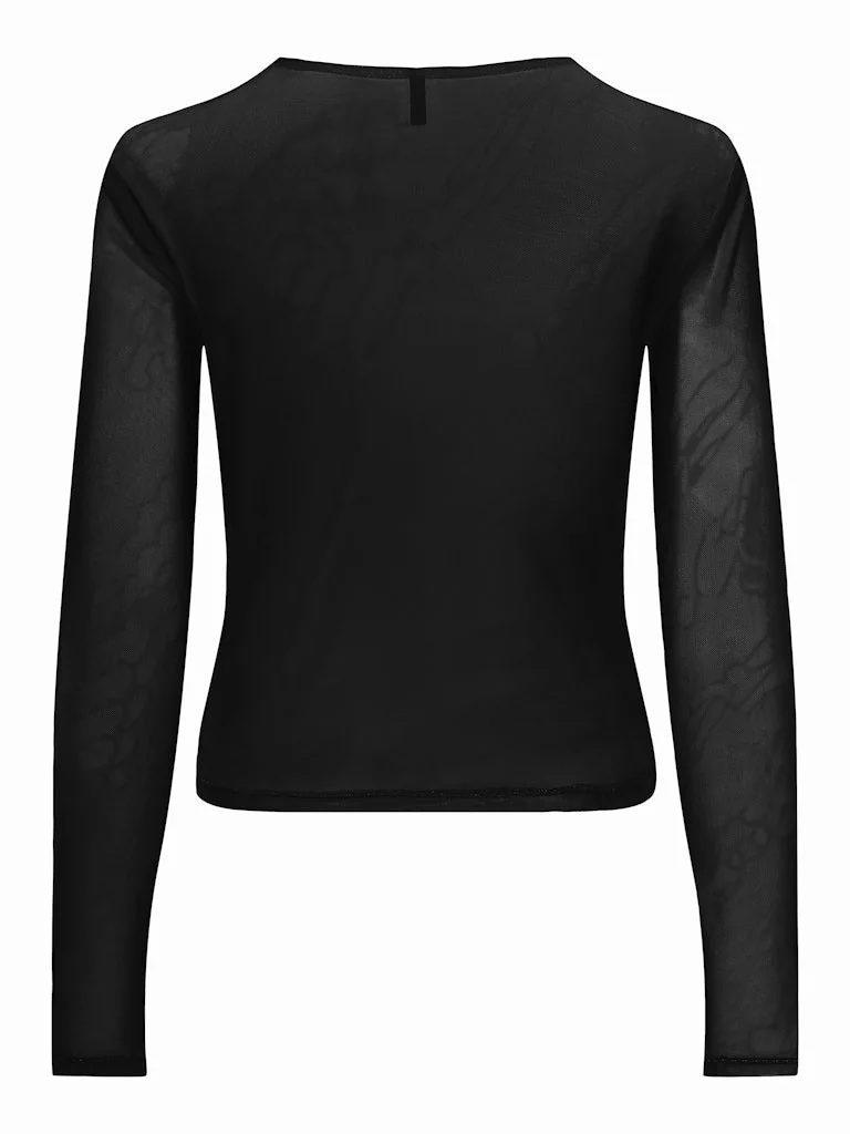 ONLY - ONLPARIS L/S O-NECK ბადე TOP JRS ONLY - ONLPARIS L/S O-NECK ბადე TOP JRS