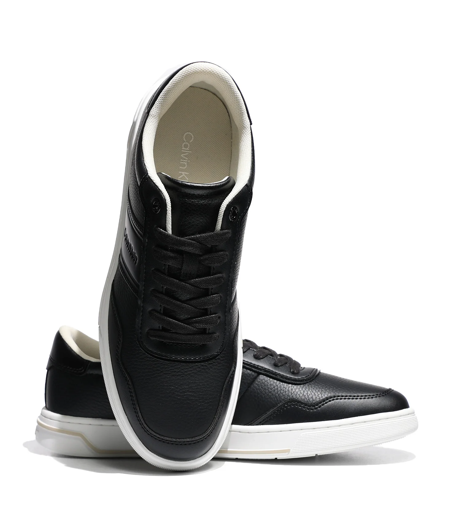 CALVIN KLEIN - LOW TOP LACE UP LOGO CALVIN KLEIN - LOW TOP LACE UP LOGO