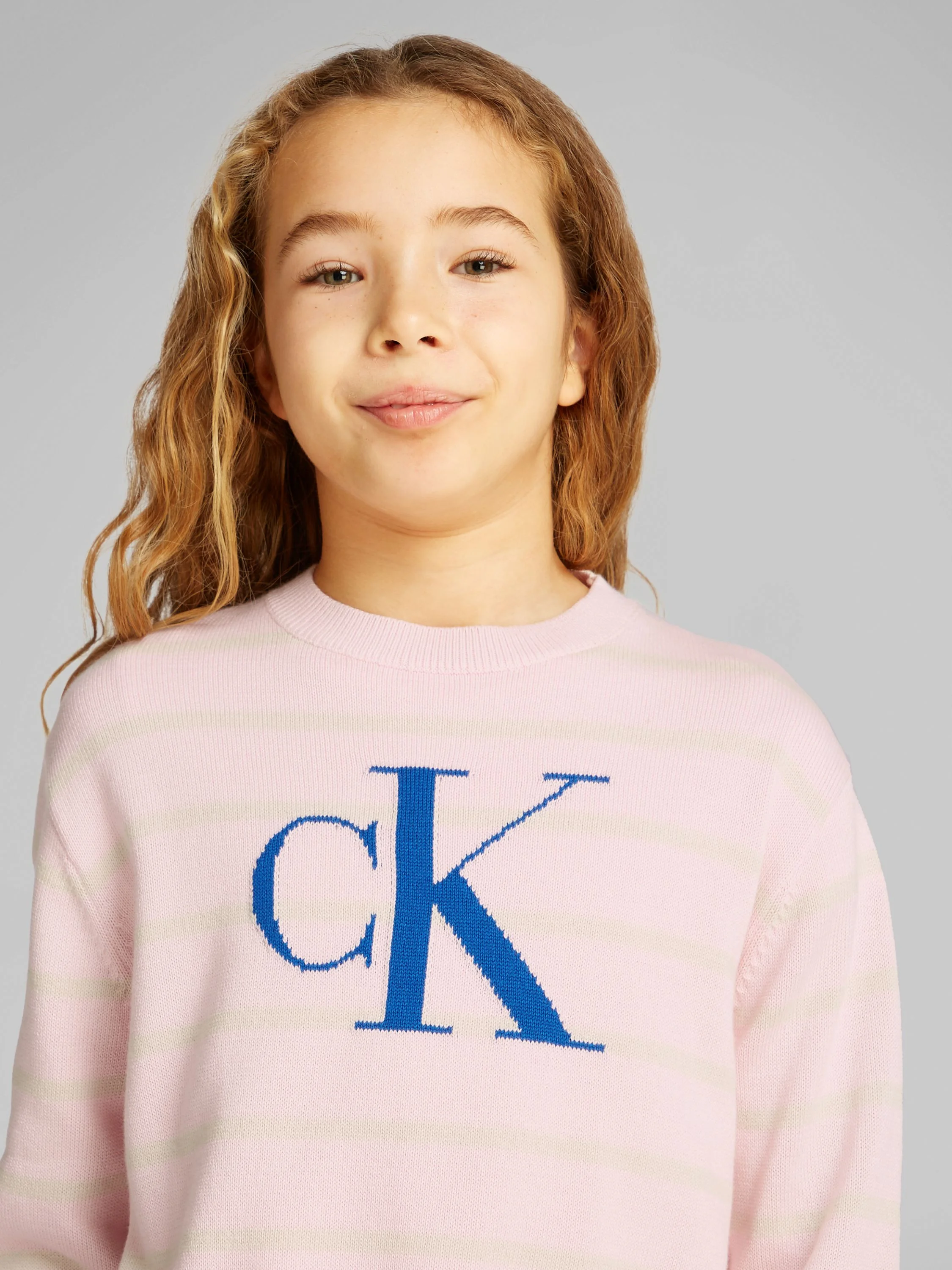 CALVIN KLEIN - STRIPE CK SWEATER CALVIN KLEIN - STRIPE CK SWEATER