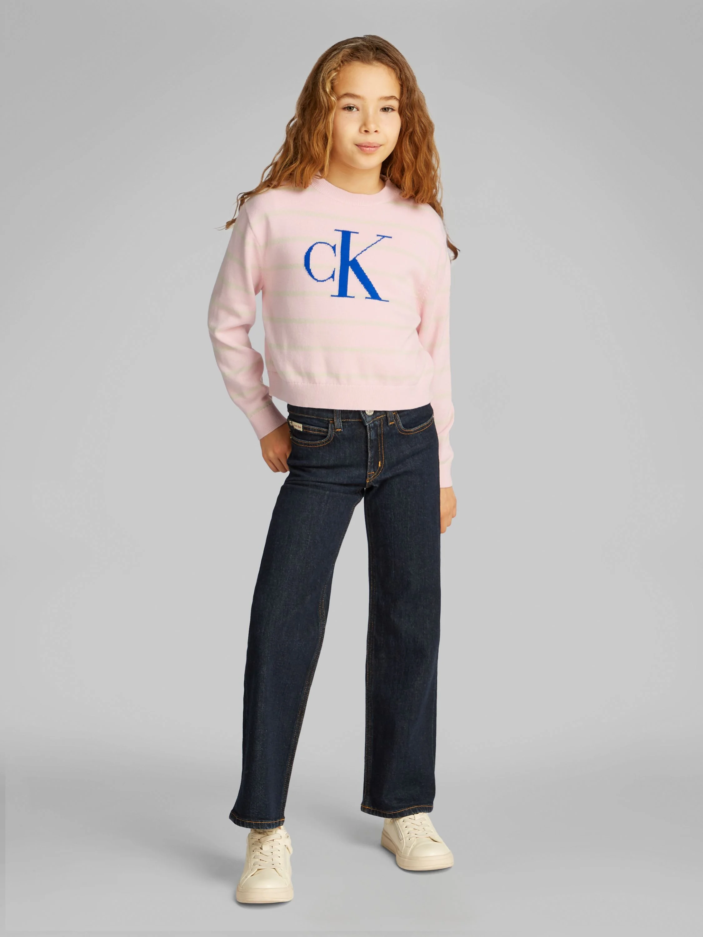 CALVIN KLEIN - STRIPE CK SWEATER CALVIN KLEIN - STRIPE CK SWEATER