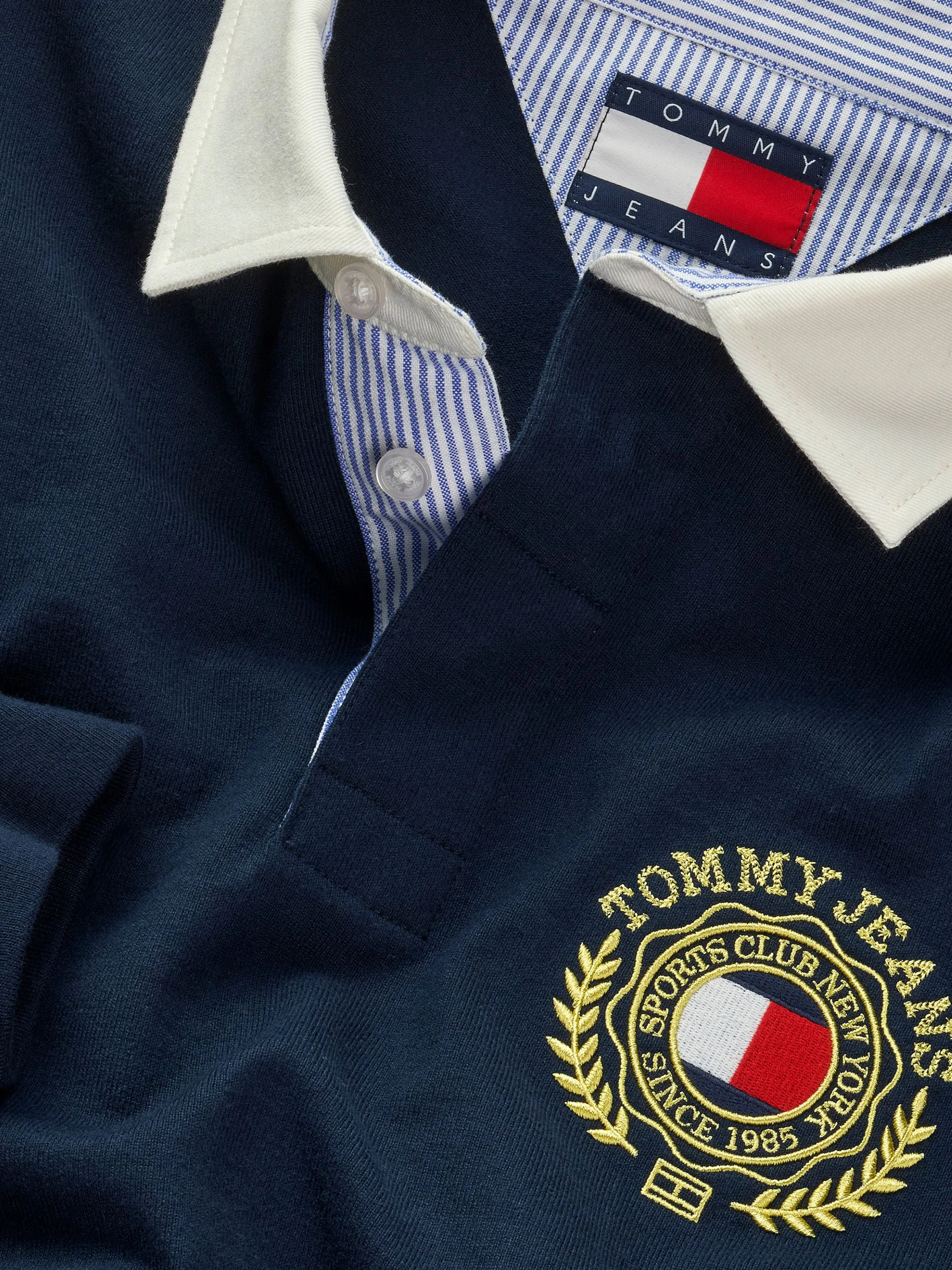 Tommy Jeans - TJM CREST RUGBY LS Tommy Jeans - TJM CREST RUGBY LS