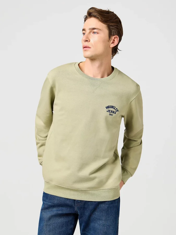 WRANGLER - SMALL LOGO CREW