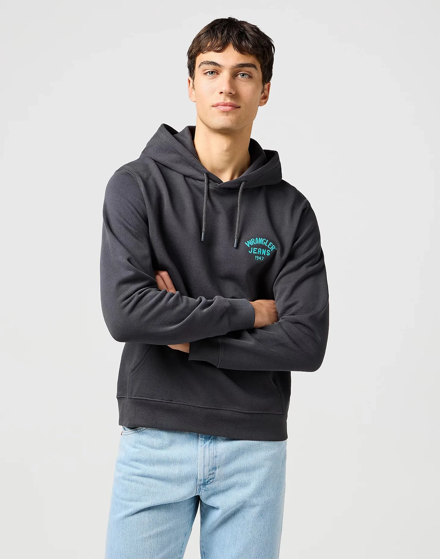 WRANGLER - SMALL LOGO HOODIE WRANGLER - SMALL LOGO HOODIE