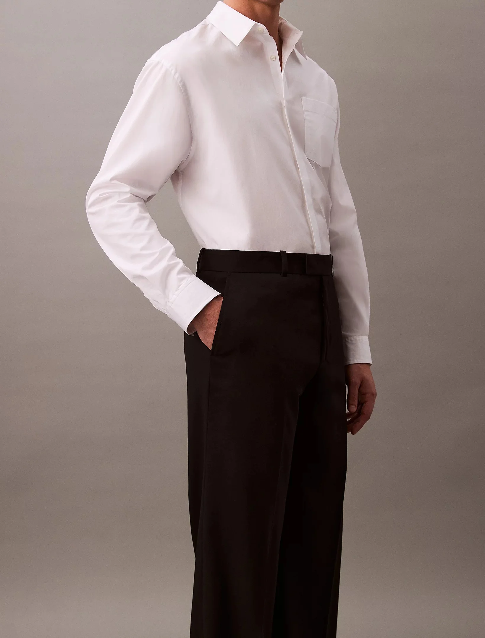 CALVIN KLEIN STUDIO - STRAIGHT WOOL... CALVIN KLEIN STUDIO - STRAIGHT WOOL...