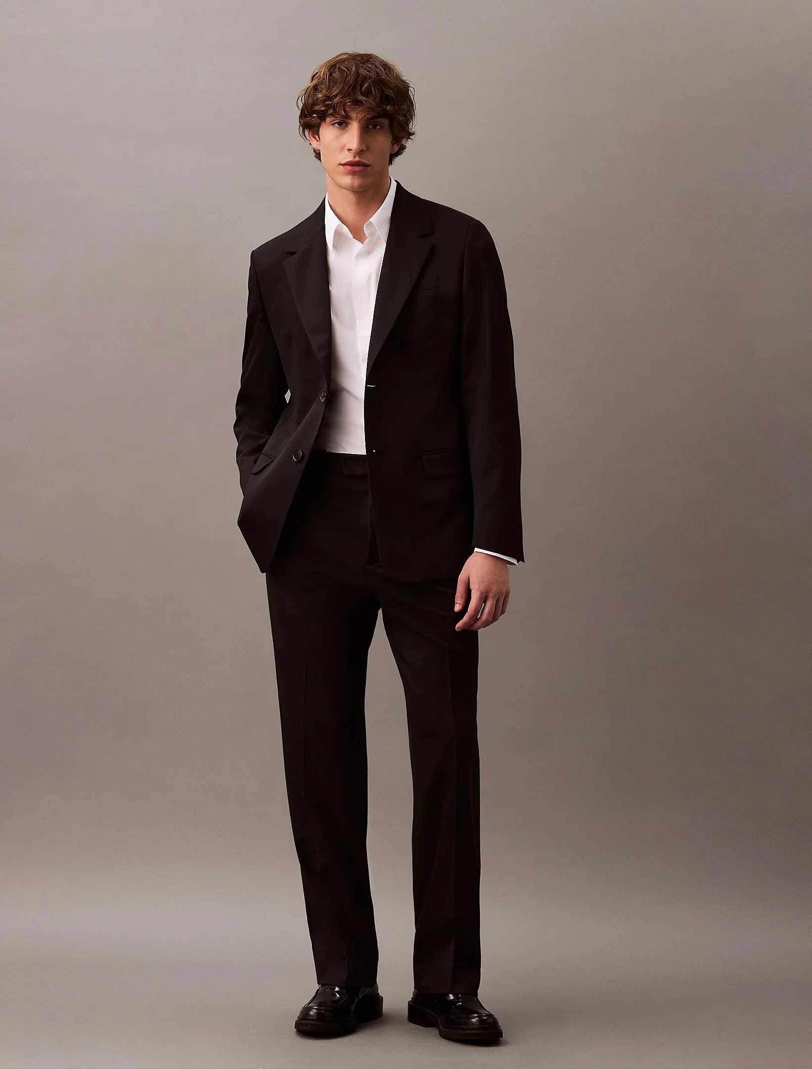 CALVIN KLEIN STUDIO - STRAIGHT WOOL... CALVIN KLEIN STUDIO - STRAIGHT WOOL...