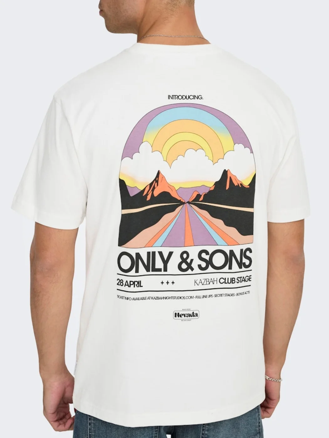 ONLY & SONS - ONSKAZBAH PRINT RLX SS TEE ONLY & SONS - ONSKAZBAH PRINT RLX SS TEE