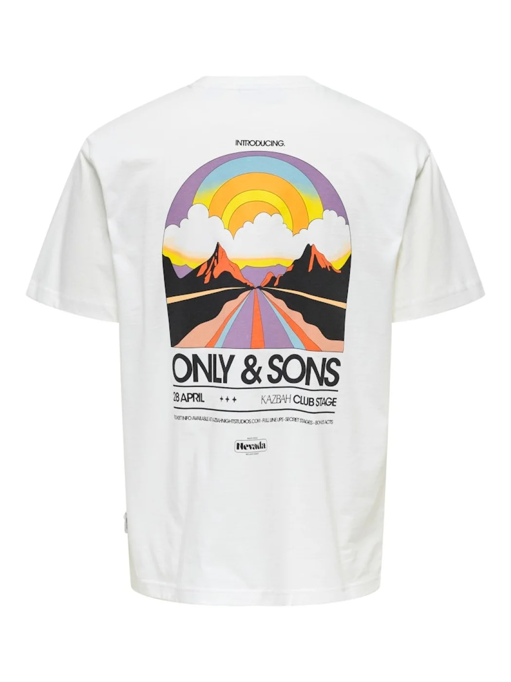 ONLY & SONS - ONSKAZBAH PRINT RLX SS TEE ONLY & SONS - ONSKAZBAH PRINT RLX SS TEE