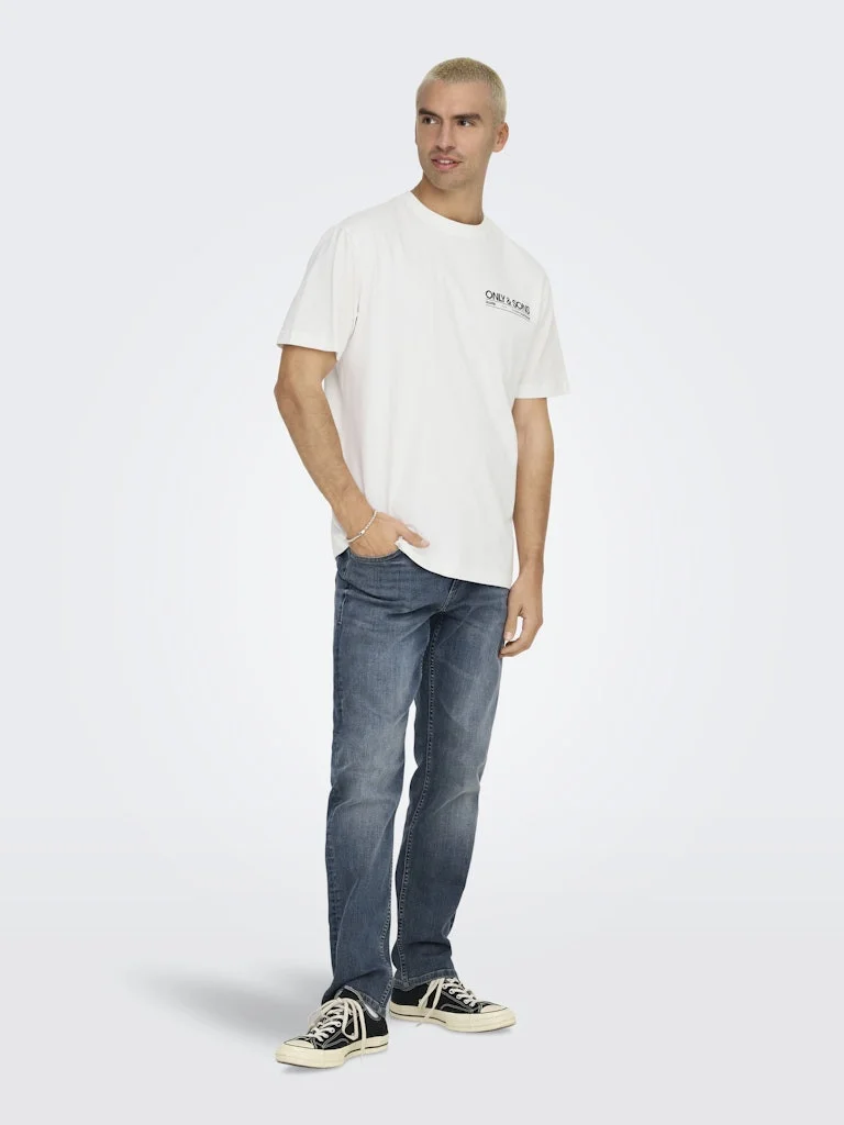 ONLY & SONS - ONSKAZBAH PRINT RLX SS TEE ONLY & SONS - ONSKAZBAH PRINT RLX SS TEE