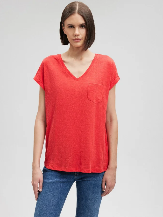 Mavi - V NECK BASIC TEE