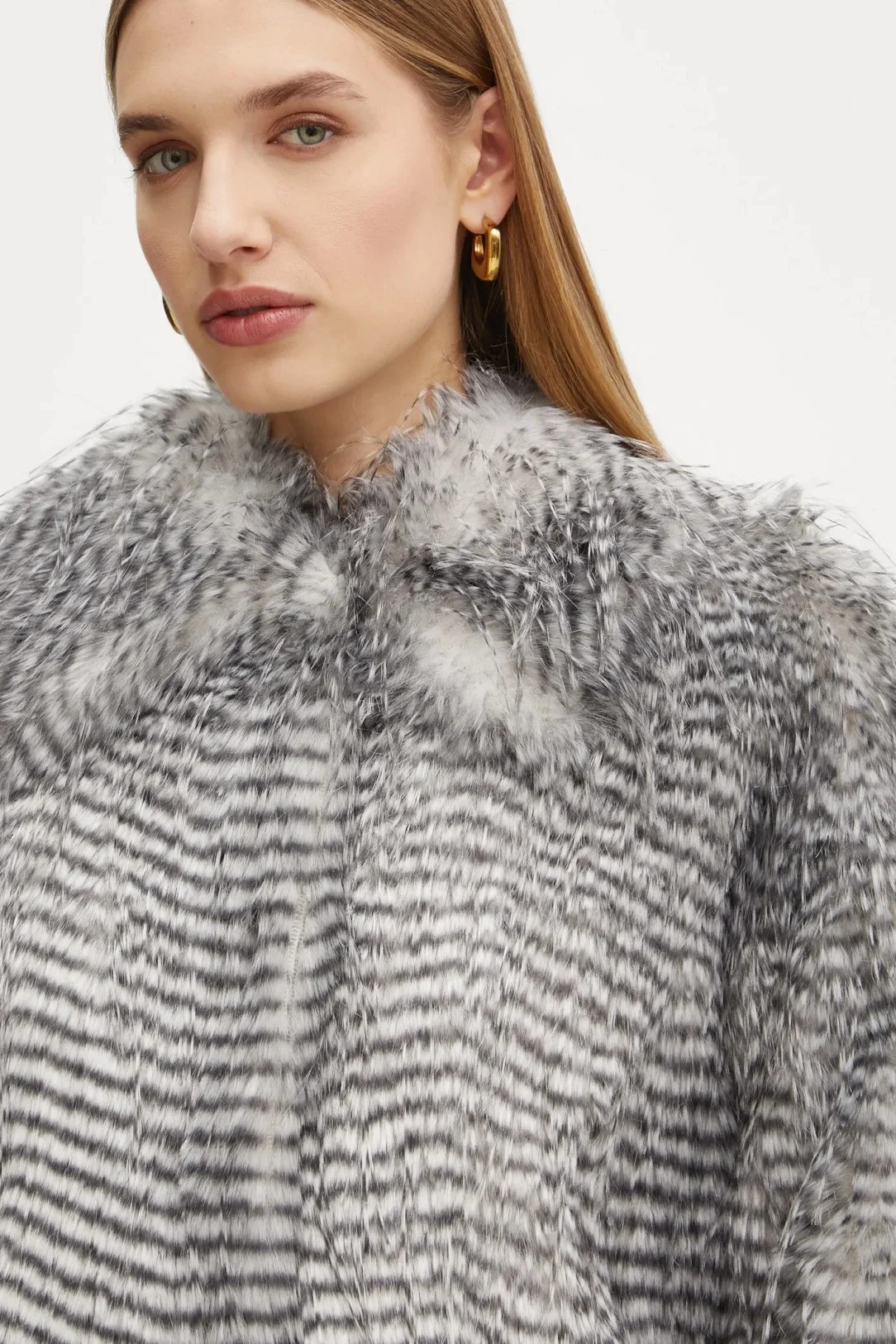 GUESS - JEANNETTE COAT FAUX FUR GUESS - JEANNETTE COAT FAUX FUR
