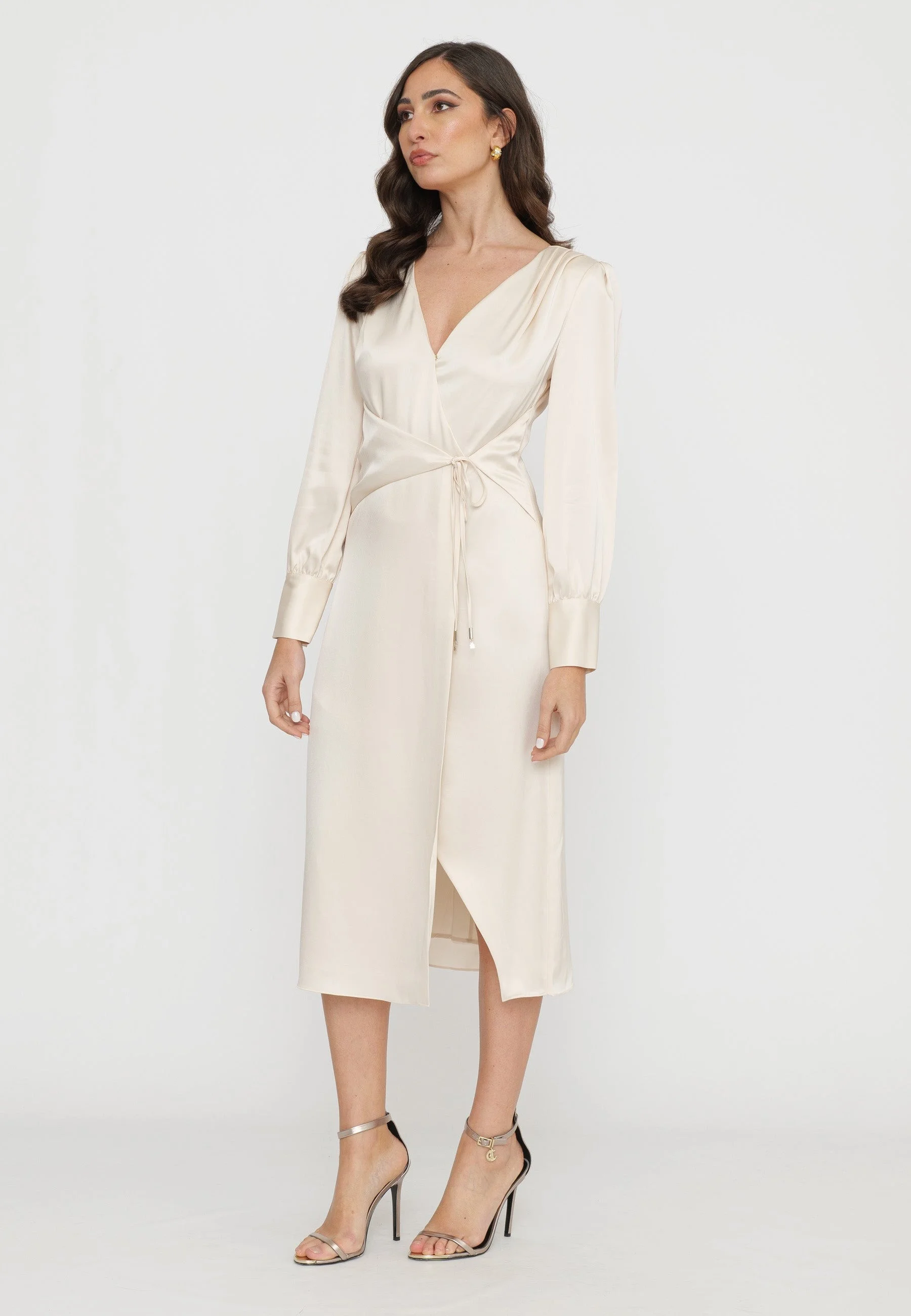 GUESS - DION WRAP MIDI DRESS GUESS - DION WRAP MIDI DRESS