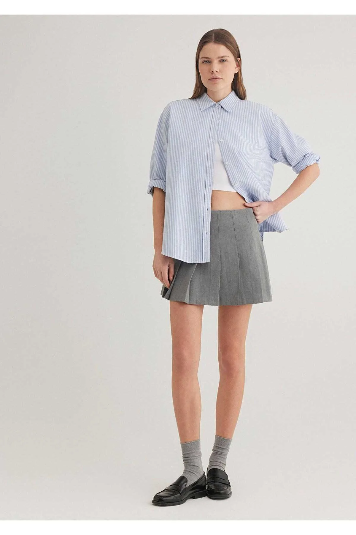 MAVI - DOKUMA MINI SKIRT MAVI - DOKUMA MINI SKIRT