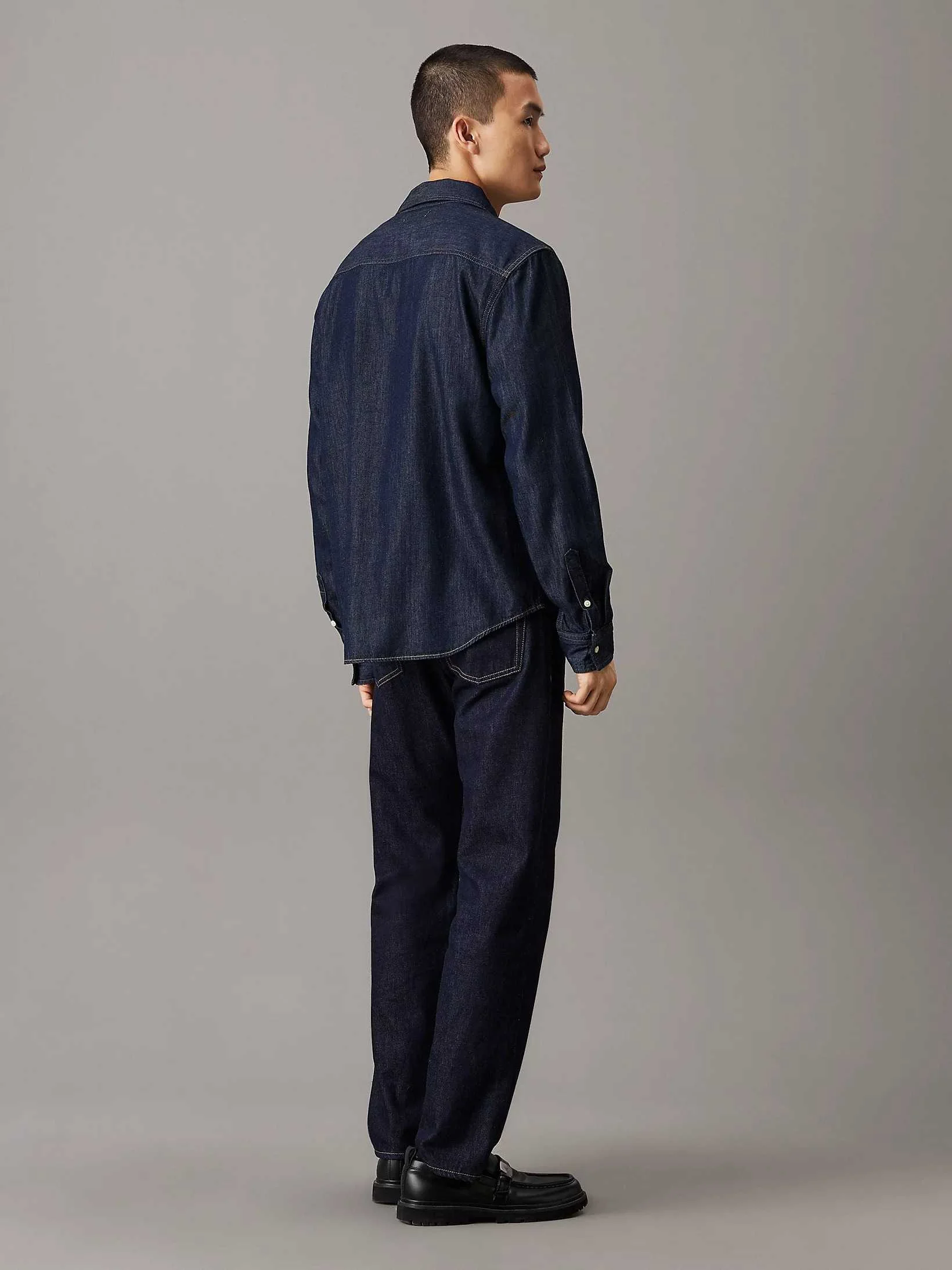 CALVIN KLEIN JEANS - REGULAR DENIM SHIRT CALVIN KLEIN JEANS - REGULAR DENIM SHIRT