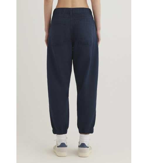 Mavi Mujeres Woven Pants Manguera, Black Stripe, M