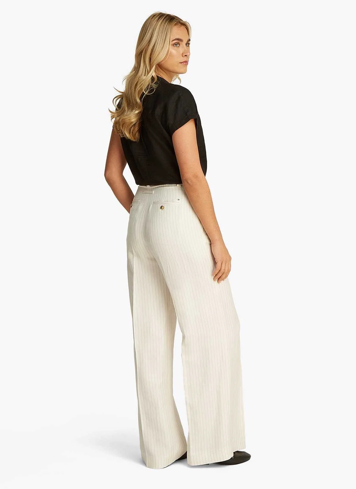 Tommy Hilfiger - VISCOSE LINEN WIDE... Tommy Hilfiger - VISCOSE LINEN WIDE...