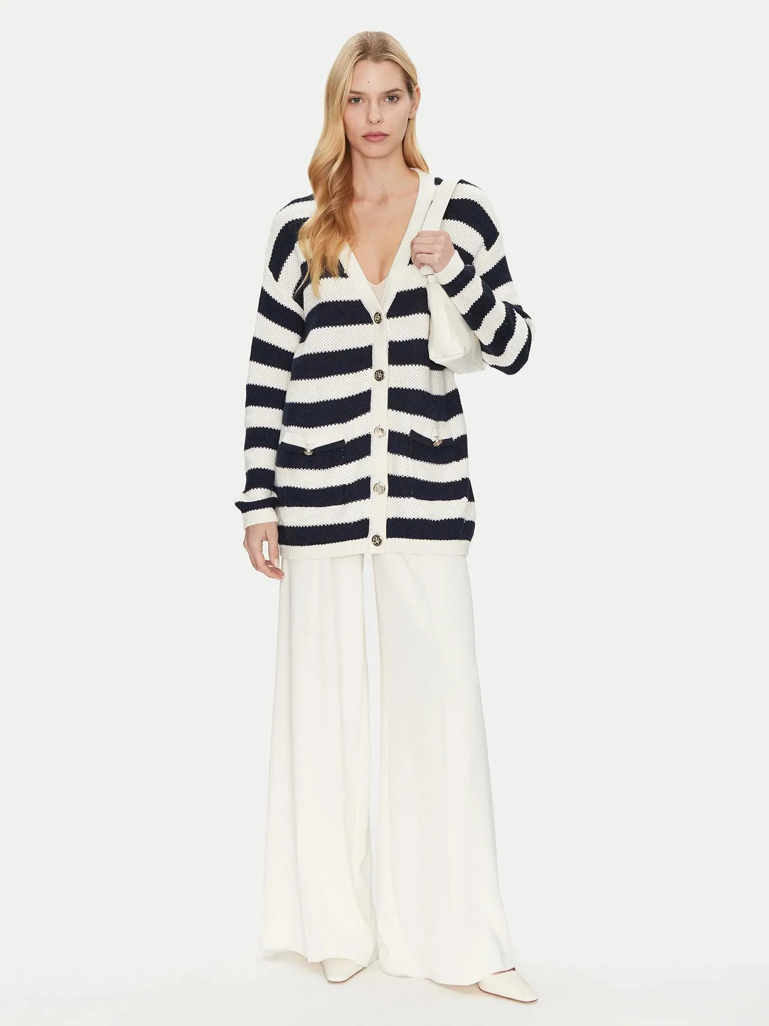 GUESS - SOFIA LS VN CARDI SWTR GUESS - SOFIA LS VN CARDI SWTR