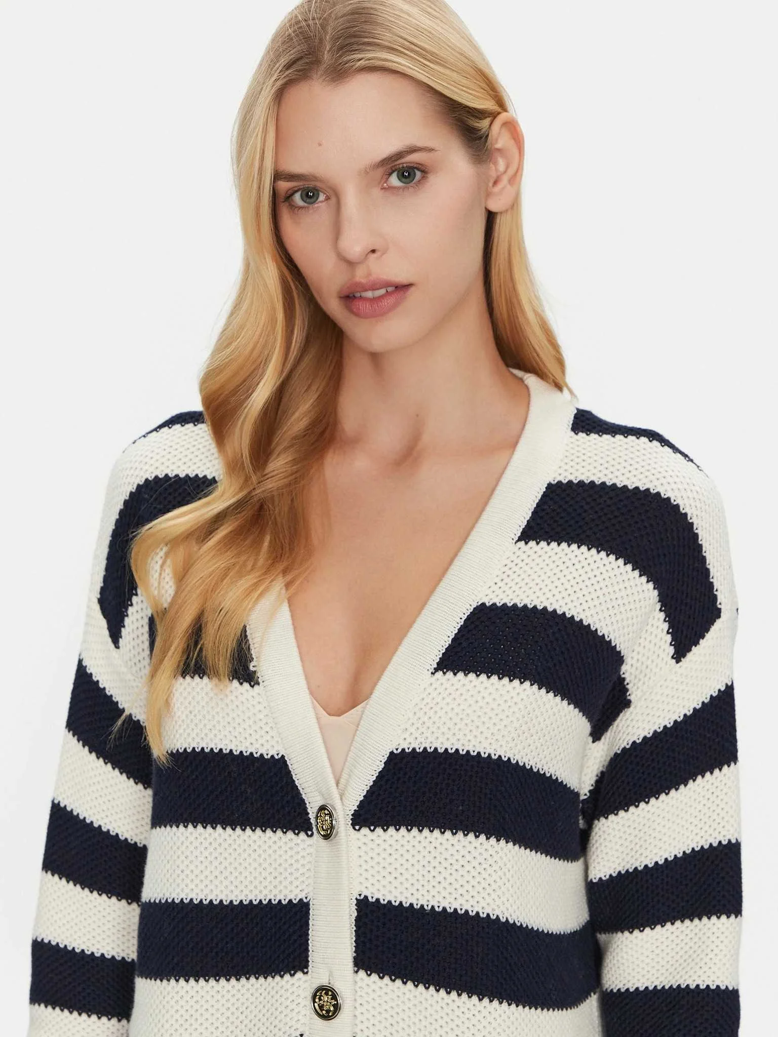 GUESS - SOFIA LS VN CARDI SWTR GUESS - SOFIA LS VN CARDI SWTR