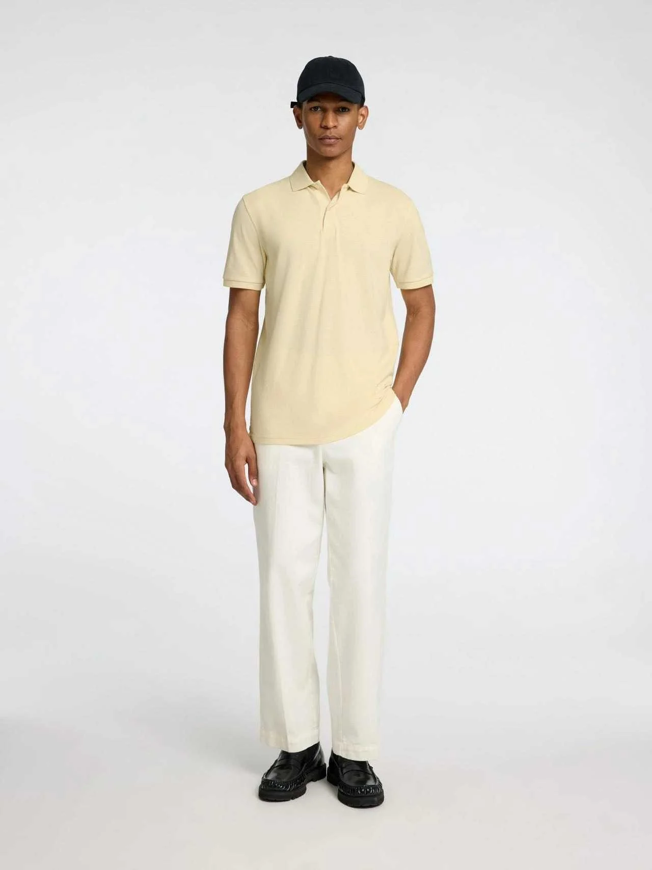 SELECTED MEN - SLHSLIM-ATLAS SS POLO SELECTED MEN - SLHSLIM-ATLAS SS POLO
