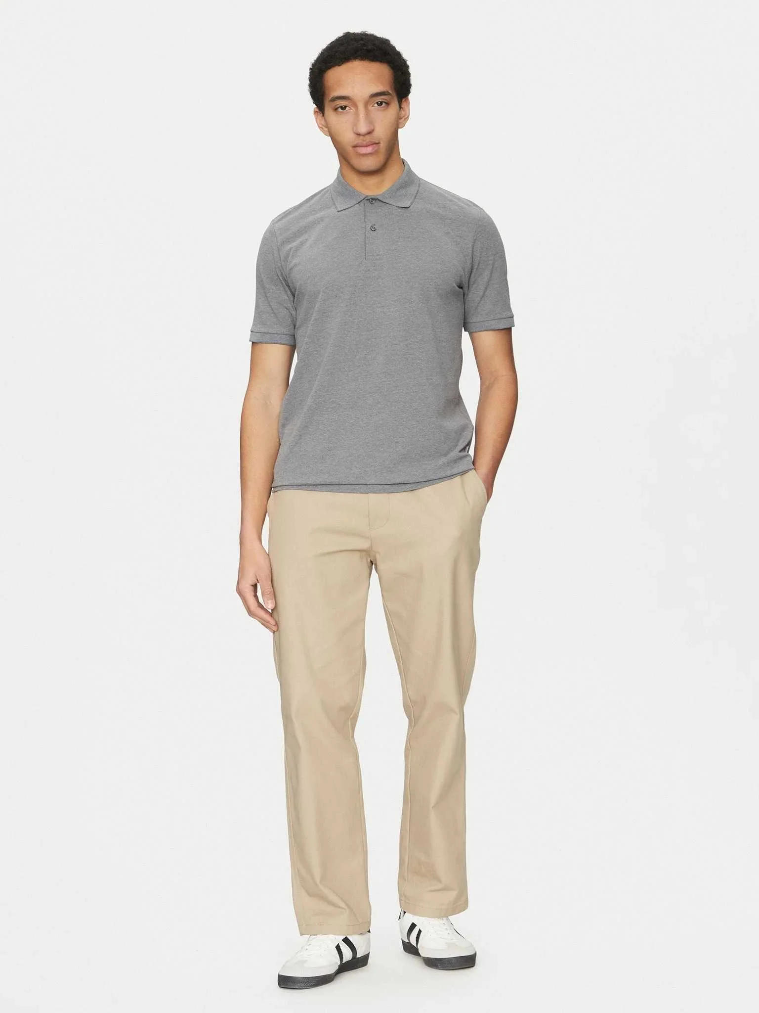 SELECTED MEN - SLHSLIM-ATLAS SS POLO SELECTED MEN - SLHSLIM-ATLAS SS POLO