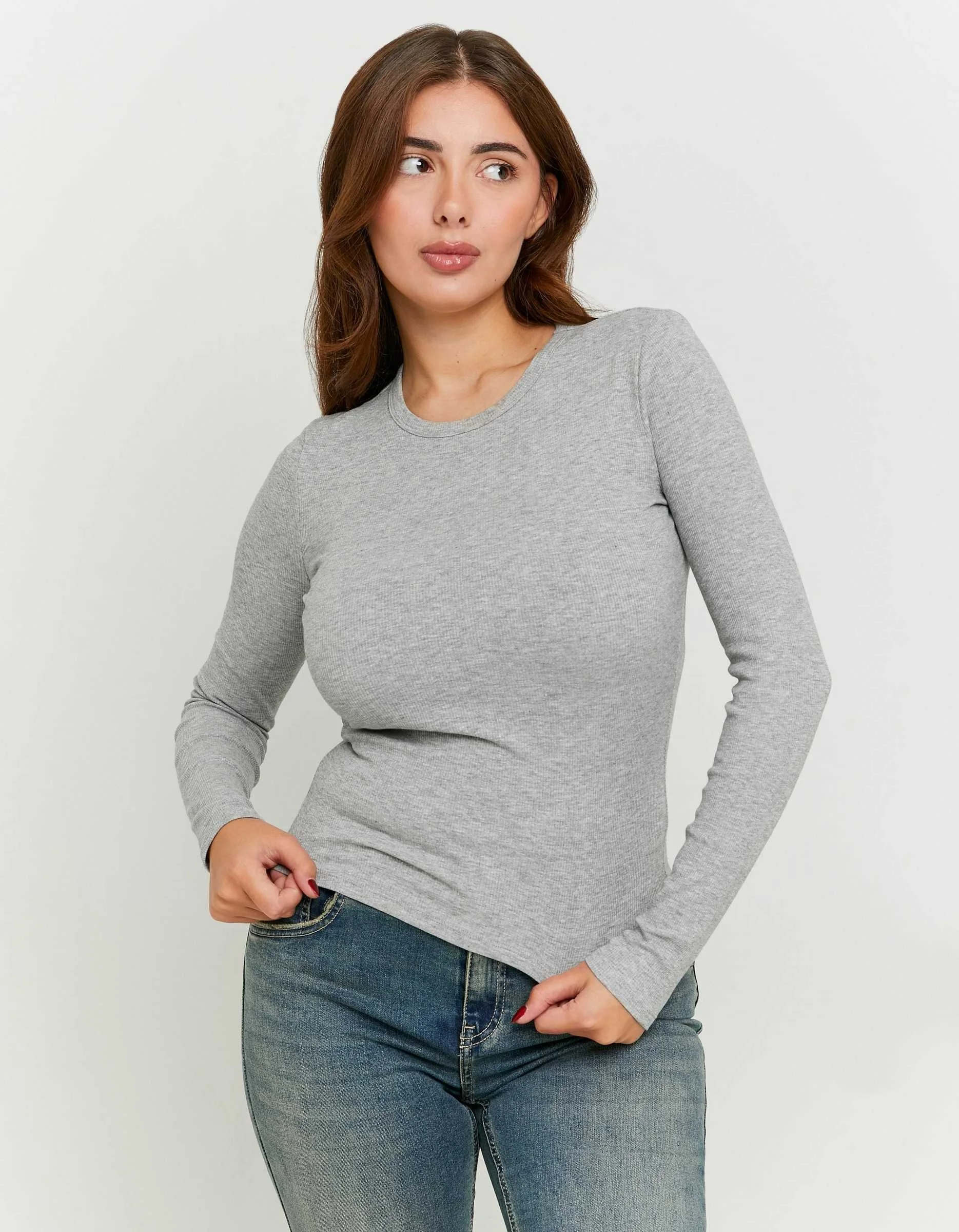 Tally Weijl - Basic Grey T-Shirt Tally Weijl - Basic Grey T-Shirt