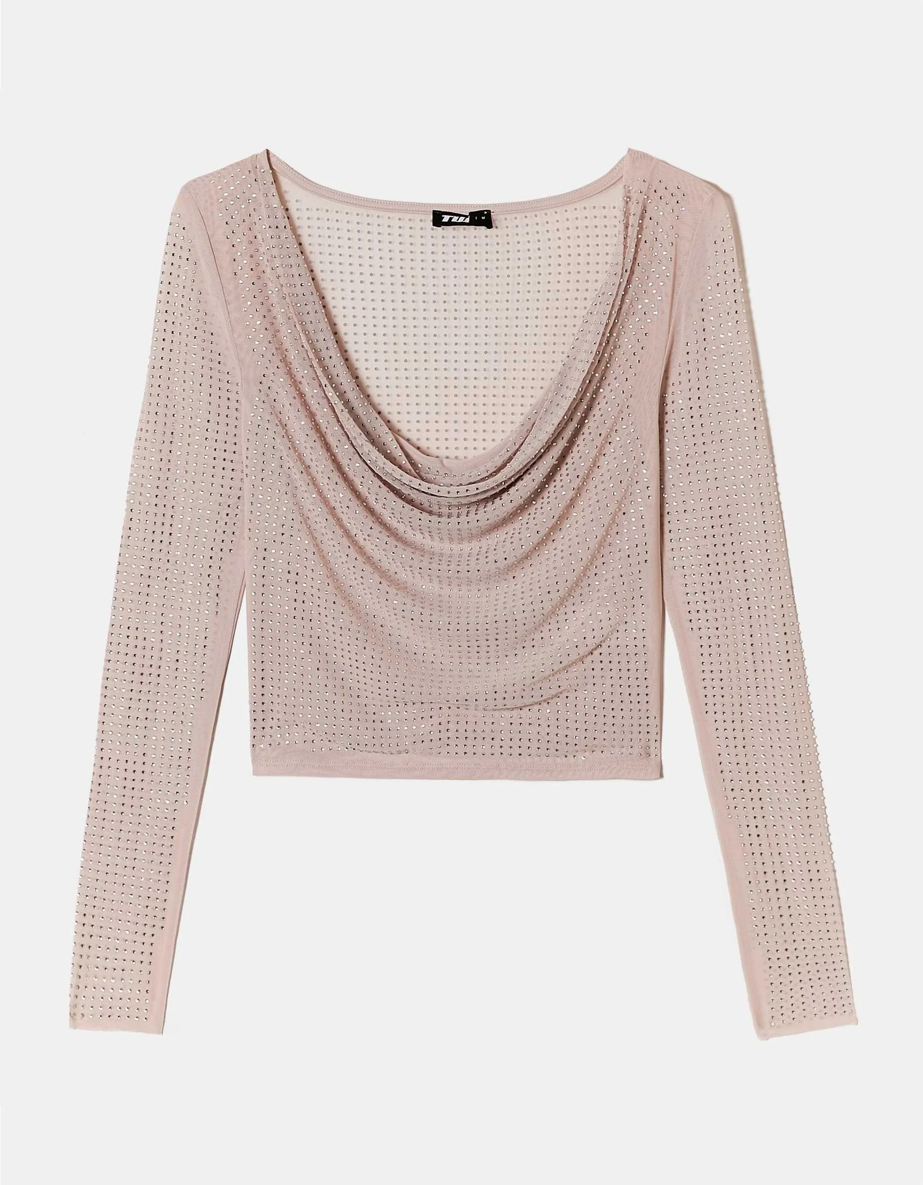 Tally Weijl - Beige Transparent Top... Tally Weijl - Beige Transparent Top...