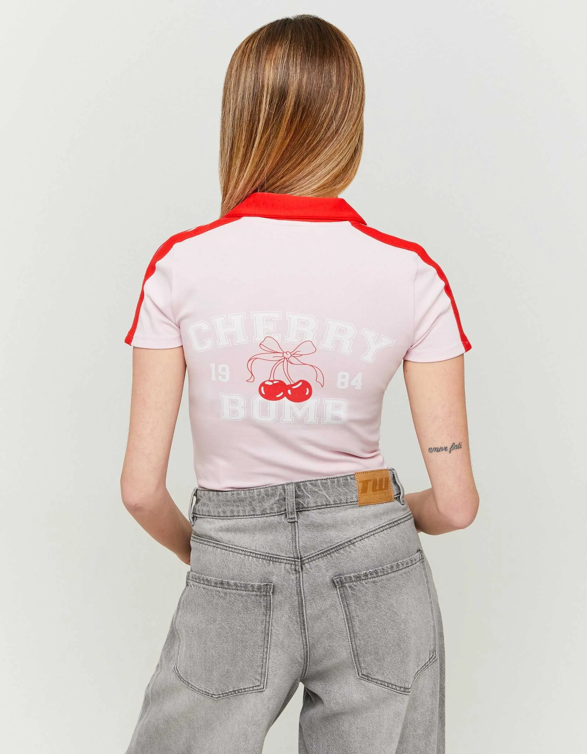 Tally Weijl - Pink Printed T-shirt... Tally Weijl - Pink Printed T-shirt...