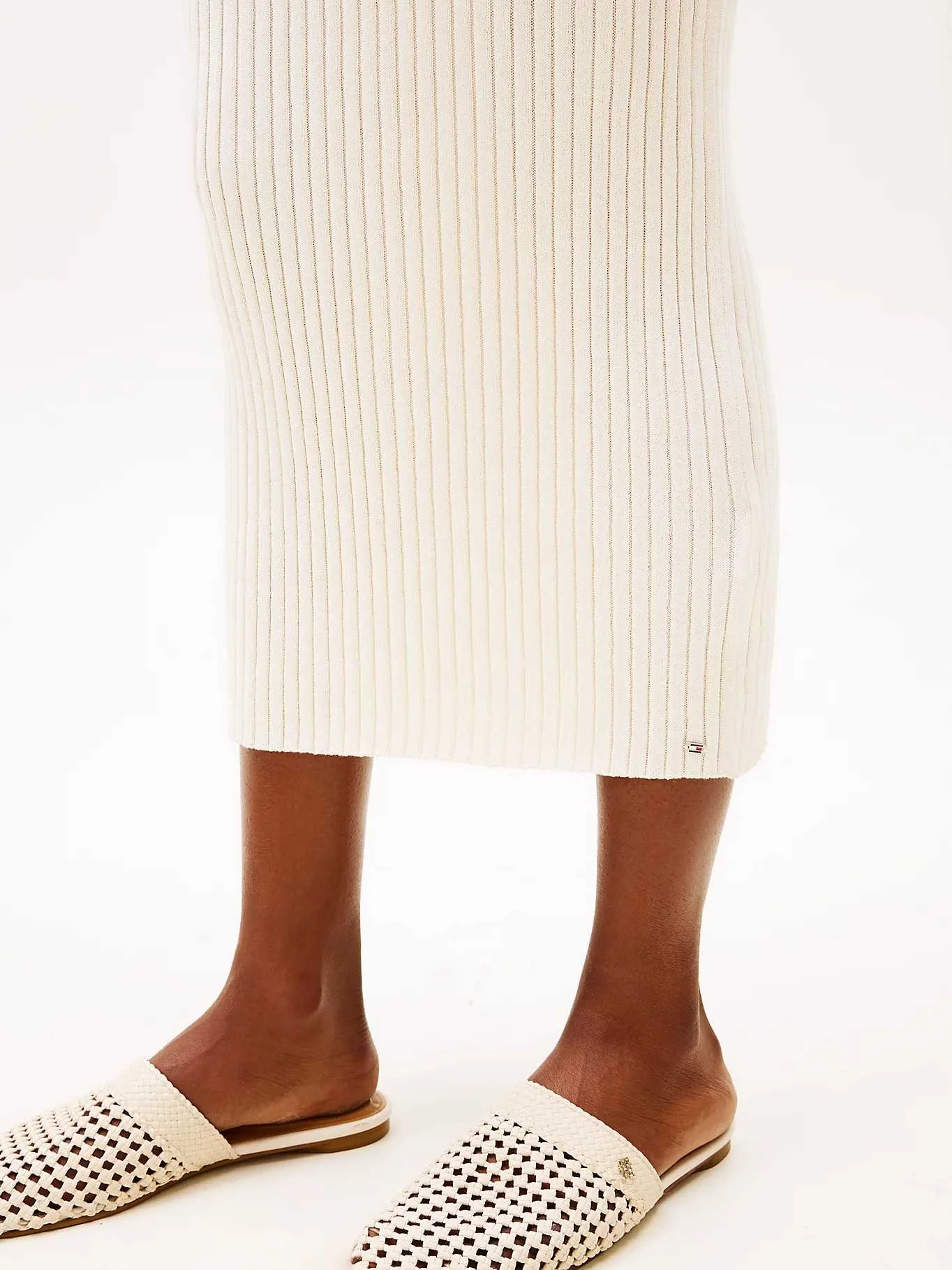 Tommy Hilfiger - RIB BLEND CAP SL DRESS Tommy Hilfiger - RIB BLEND CAP SL DRESS