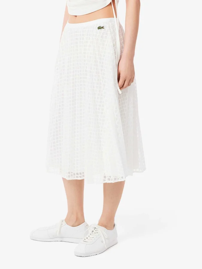 Lacoste - Pleated Lace Skirt