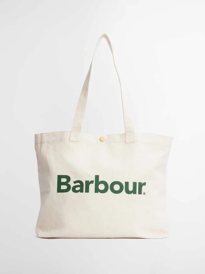Barbour - barbour logo tote...
