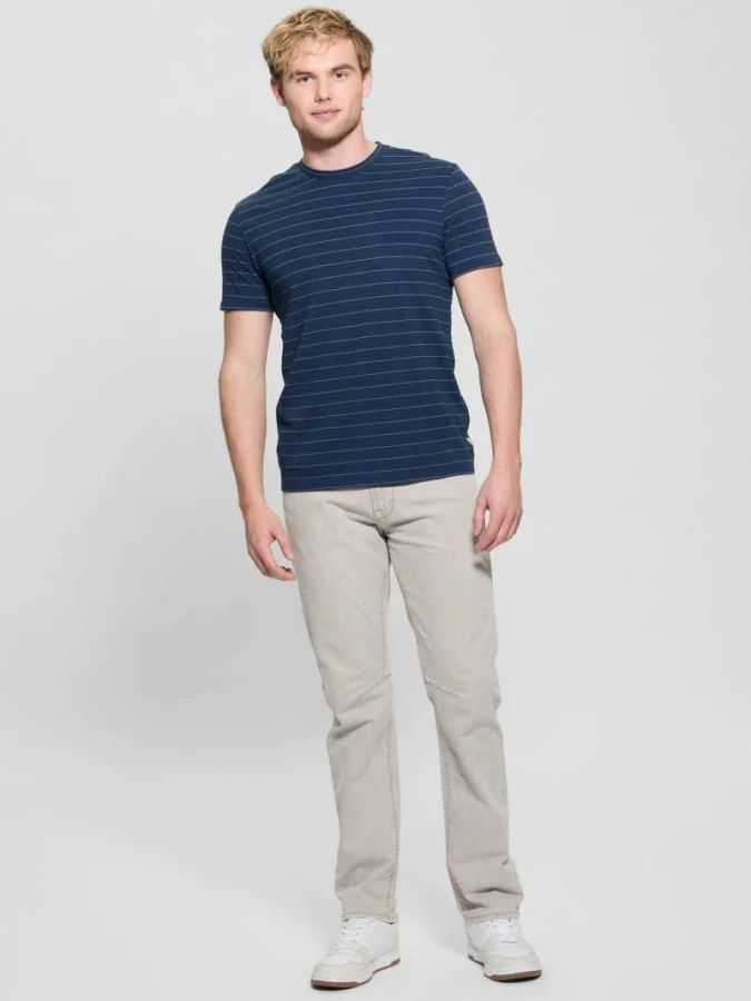GUESS - SS ARCHER STRIPE CREW 2