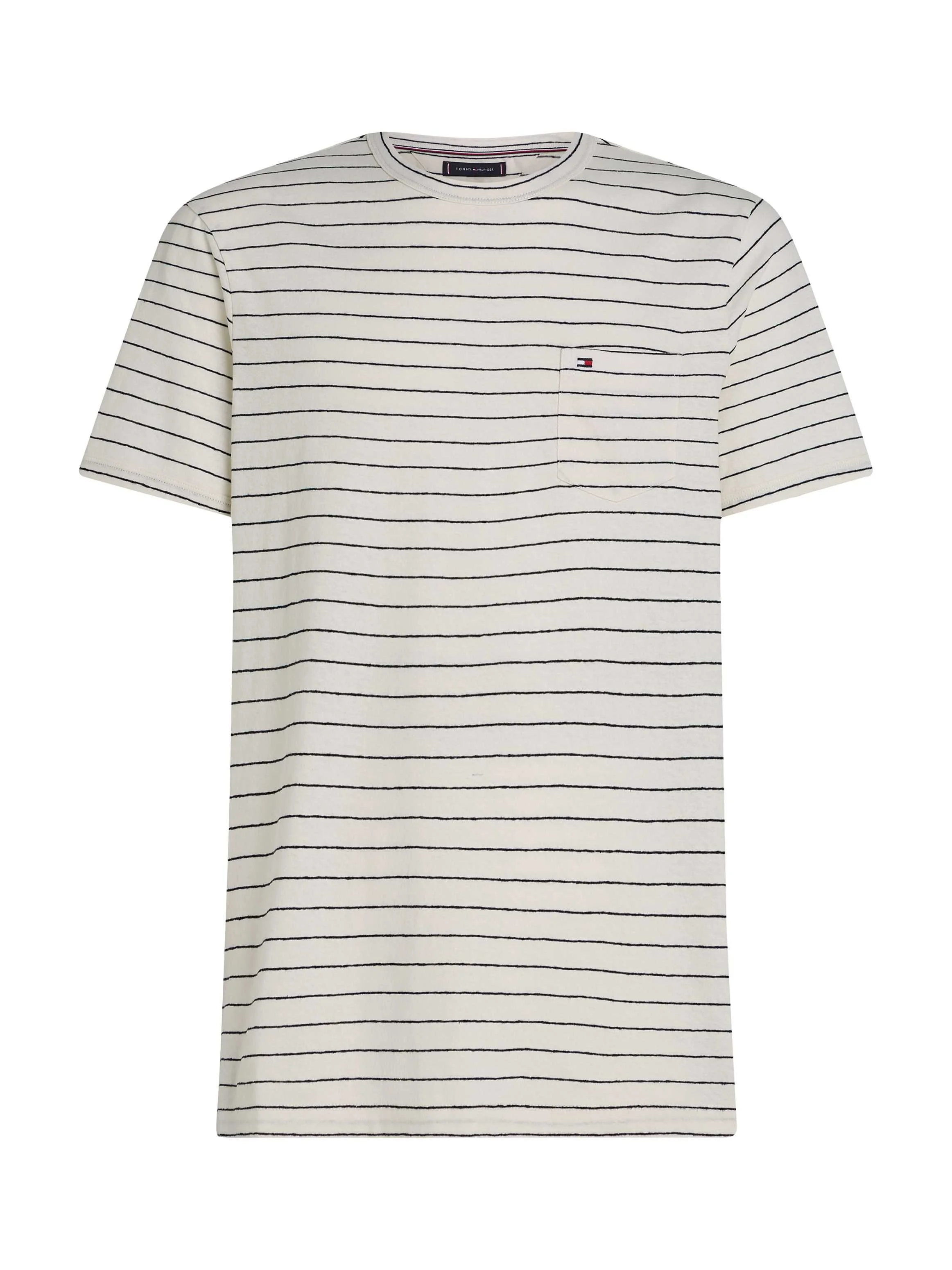 Tommy Hilfiger - COTTON LINEN STRIPE TEE Tommy Hilfiger - COTTON LINEN STRIPE TEE