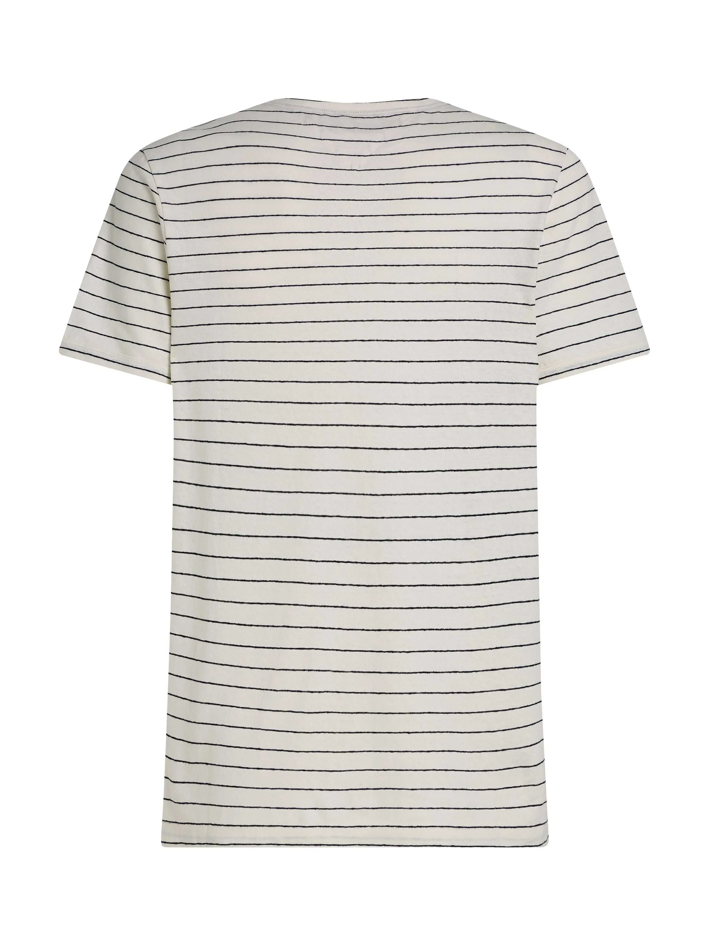 Tommy Hilfiger - COTTON LINEN STRIPE TEE Tommy Hilfiger - COTTON LINEN STRIPE TEE