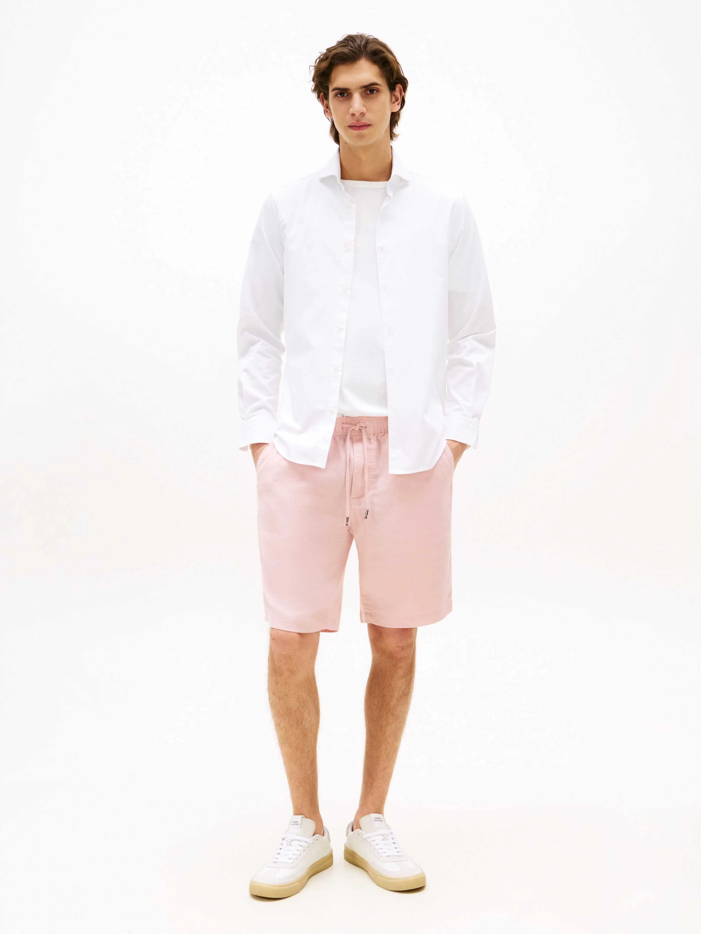 Tommy Hilfiger - HARLEM PO LINEN SHORT Tommy Hilfiger - HARLEM PO LINEN SHORT