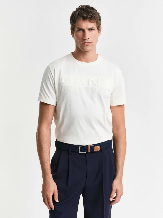 GANT - Embossed T-Shirt
