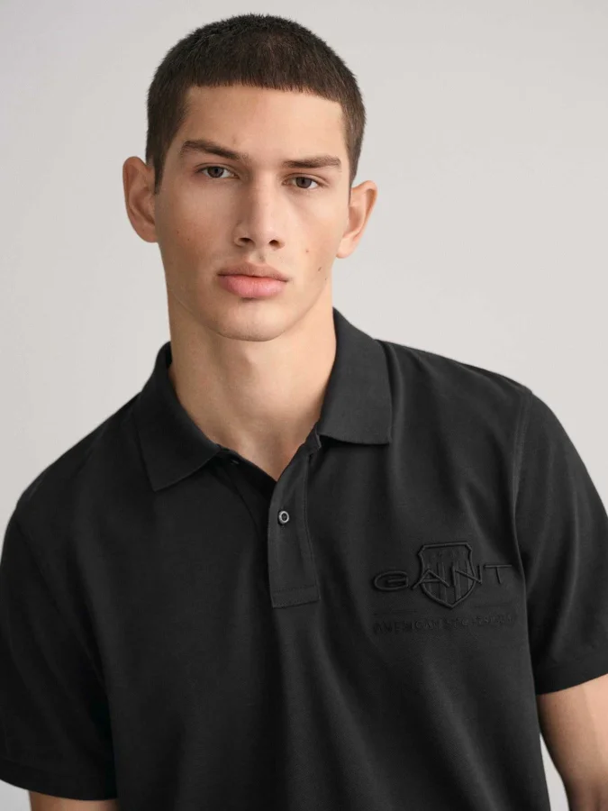 GANT - Tonal Shield Polo Shirt 2