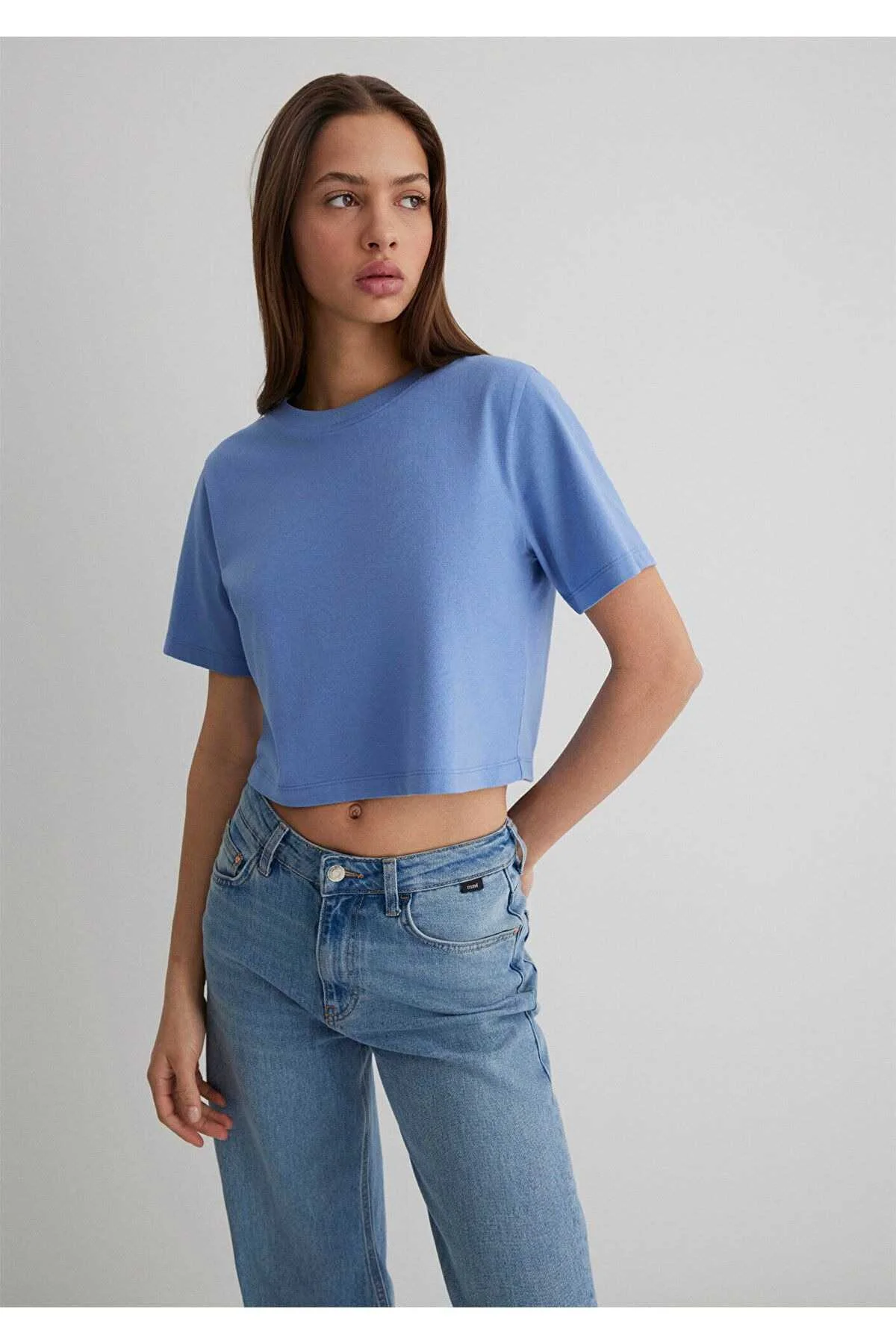 Mavi - SHORT SLEEVE CROP T-SHIRT Mavi - SHORT SLEEVE CROP T-SHIRT