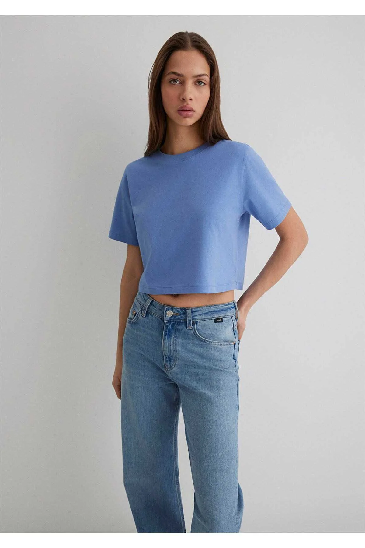 Mavi - SHORT SLEEVE CROP T-SHIRT Mavi - SHORT SLEEVE CROP T-SHIRT