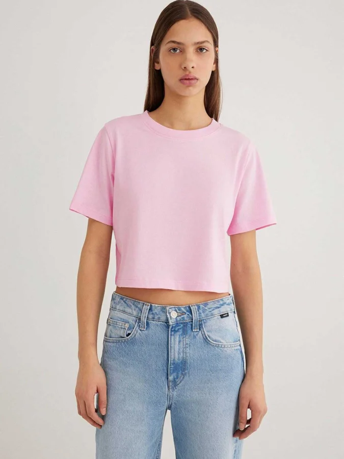 Mavi - SHORT SLEEVE CROP...