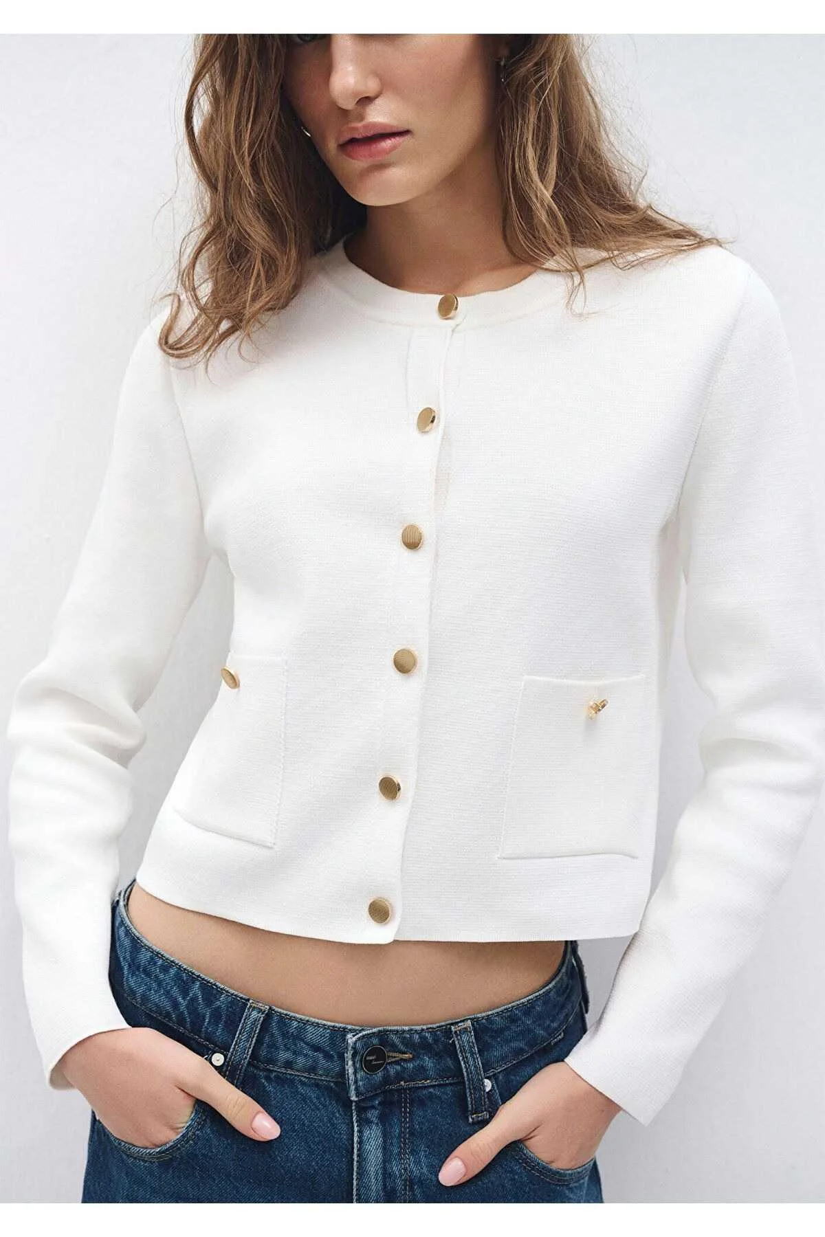 Mavi - BUTTON SHORT CARDIGAN Mavi - BUTTON SHORT CARDIGAN