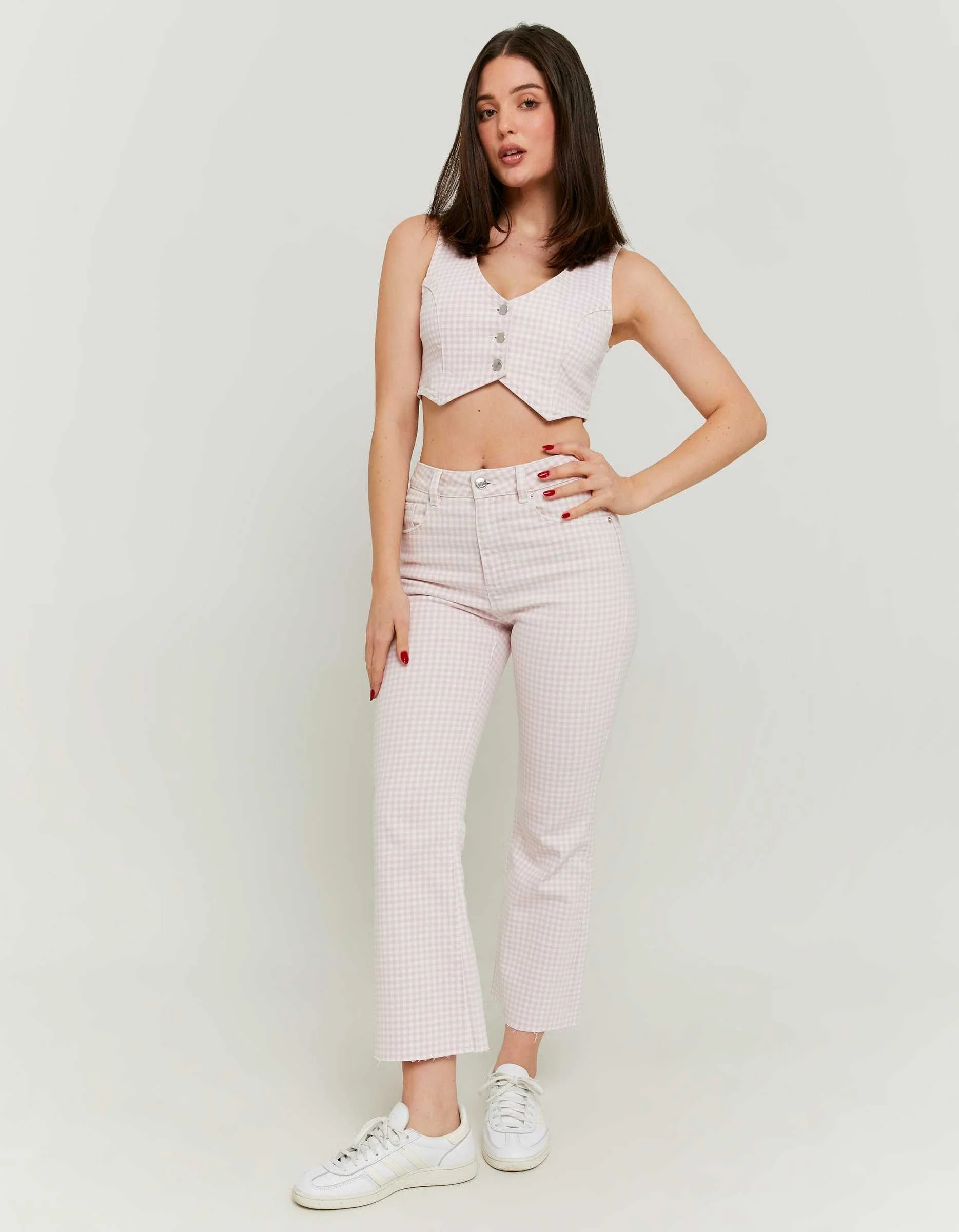 Tally Weijl - Vichy Cropped Flare Jeans Tally Weijl - Vichy Cropped Flare Jeans