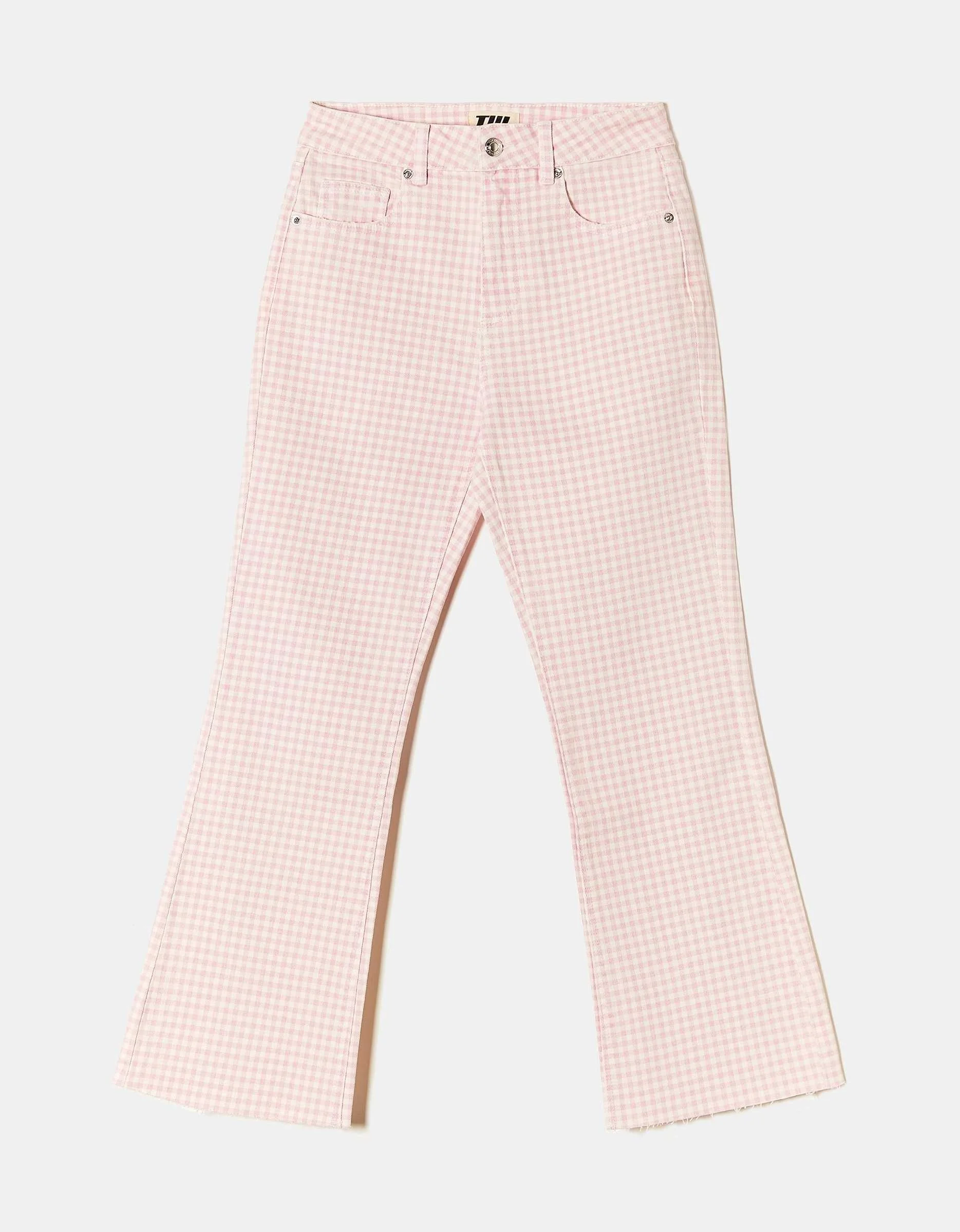 Tally Weijl - Vichy Cropped Flare Jeans Tally Weijl - Vichy Cropped Flare Jeans