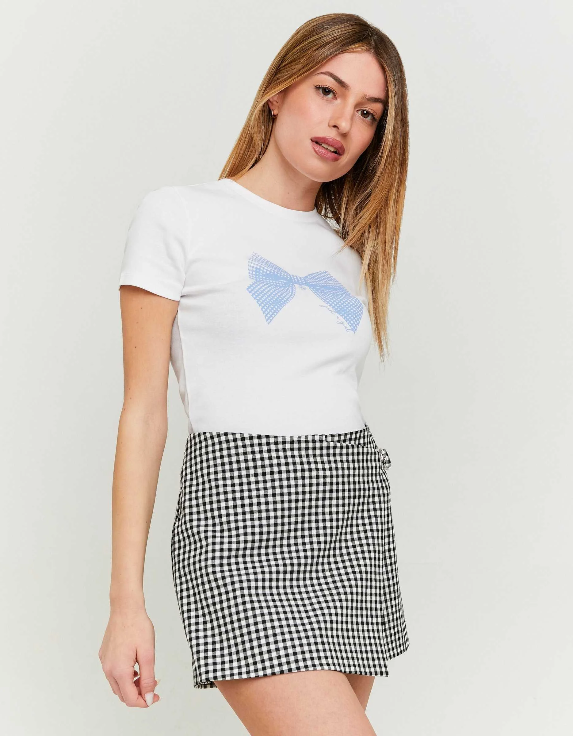 Tally Weijl - Vichy Print Mini Skort Tally Weijl - Vichy Print Mini Skort