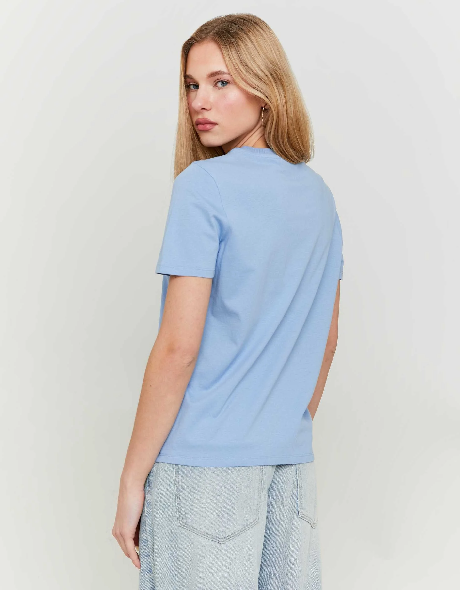 Tally Weijl - Blue Printed T-shirt Tally Weijl - Blue Printed T-shirt