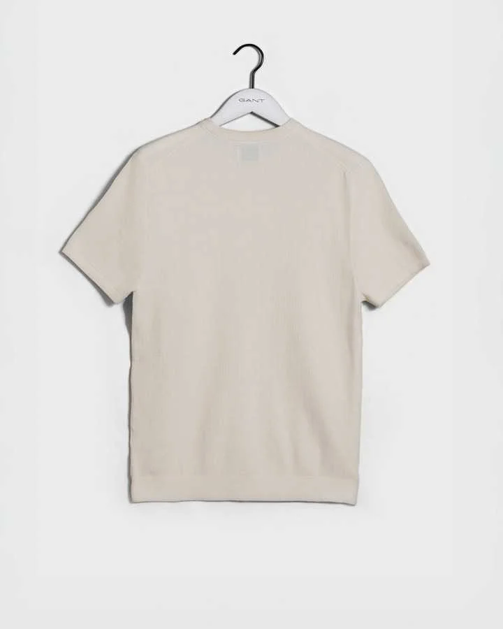 Gant - MICRO TEXTURED COTTON SS C-NECK Gant - MICRO TEXTURED COTTON SS C-NECK
