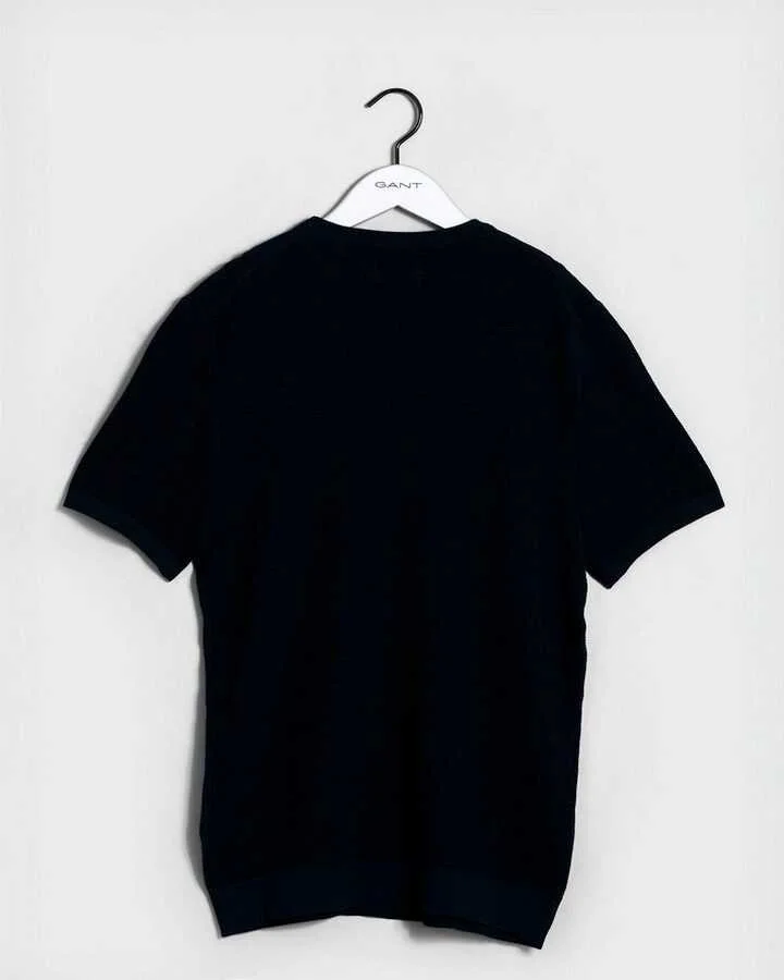 Gant - MICRO TEXTURED COTTON SS C-NECK Gant - MICRO TEXTURED COTTON SS C-NECK