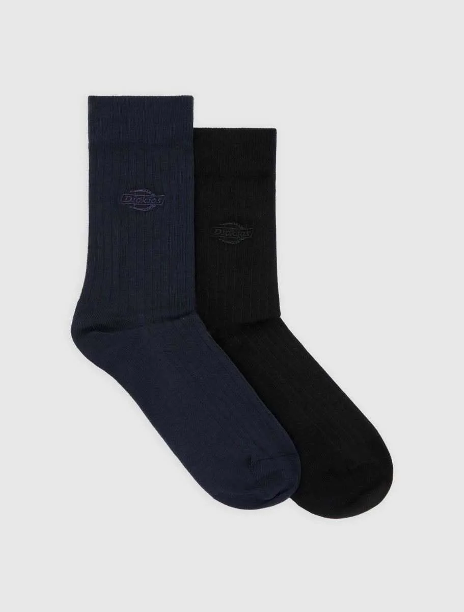 Dickies - DICKIES RIB 2PK SOCKS Dickies - DICKIES RIB 2PK SOCKS